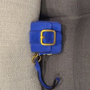 Tory burch suede airpod pouch/key chain